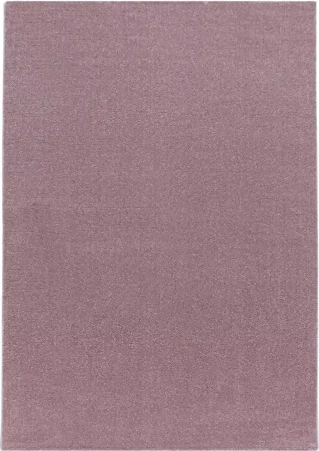 Decor24-AY Modern laagpolig vloerkleed Rio roze 200x290 cm