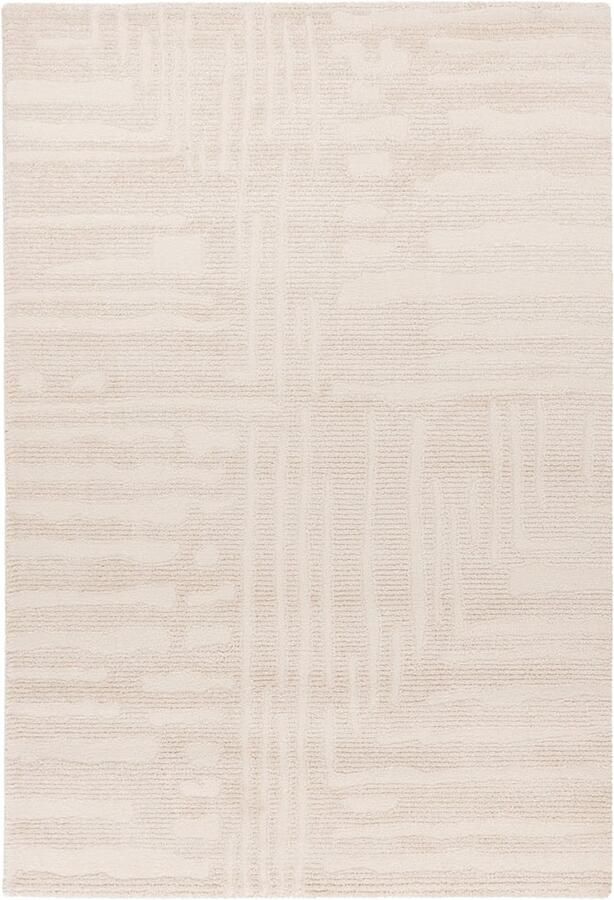 Decor24-OB Hoogpolig vloerkleed Canyon (Crème 973) 200x290 cm