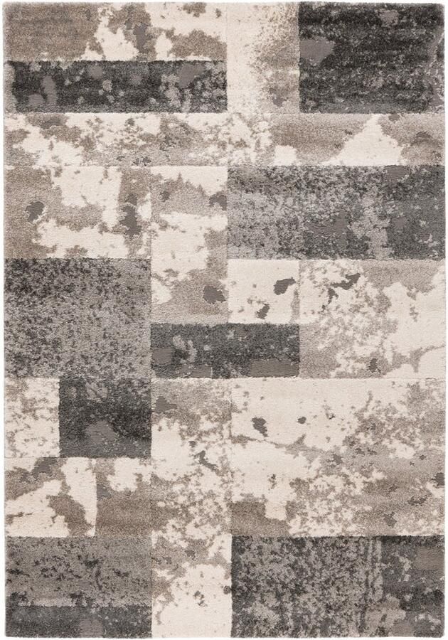 Decor24-OB Hoogpolig vloerkleed Canyon (Grijs 971) 160x230 cm