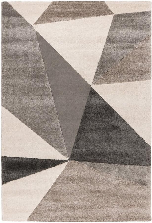 Decor24-OB Hoogpolig vloerkleed Canyon (Grijs 974) 240x340 cm