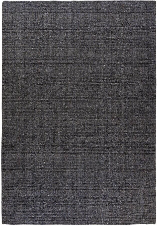 Decor24-OB Laagpolig vloerkleed Jarven (antraciet) 80x150 cm