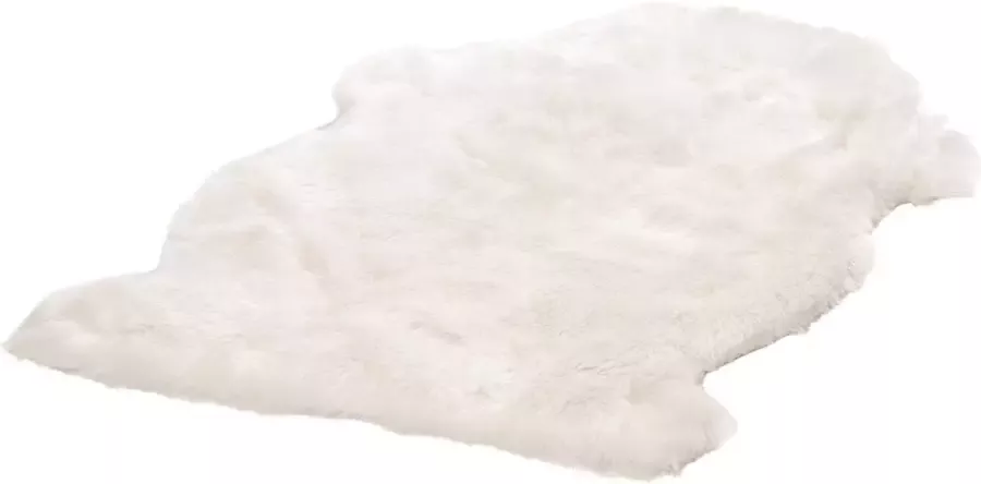 Decor24-OB Extra zacht effen vloerkleed Samba Dierenvorm Wit 55x85 cm - Foto 1