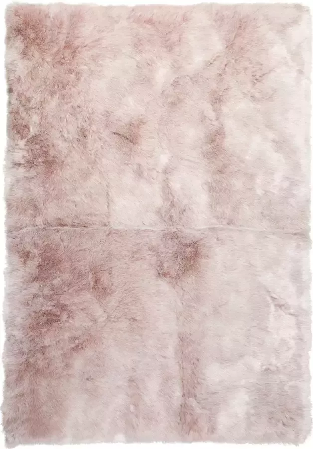 Decor24-OB Extra zacht effen vloerkleed Samba Roze 80x150 cm - Foto 1