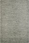 Decor24-OB Handgeweven laagpolig vloerkleed Jaipur Wol Taupe 140x200 cm - Thumbnail 2