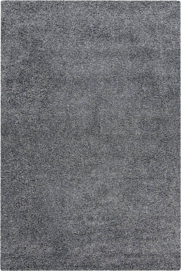 Decor24-OB Hoogpolig vloerkleed Candy antraciet 60x110 cm