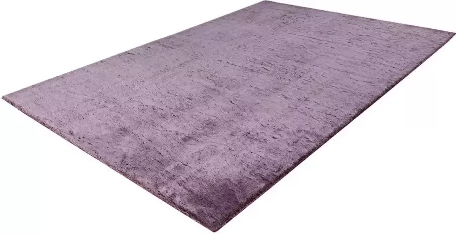 Decor24-OB Hoogpolig vloerkleed Flamenco Berry 160x230 cm