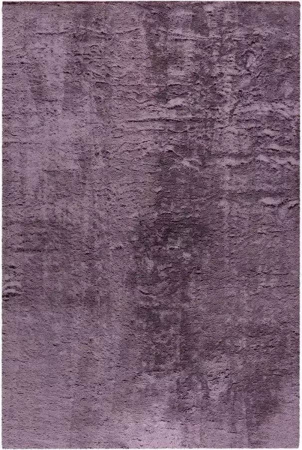 Decor24-OB Hoogpolig vloerkleed Flamenco Berry 80x150 cm