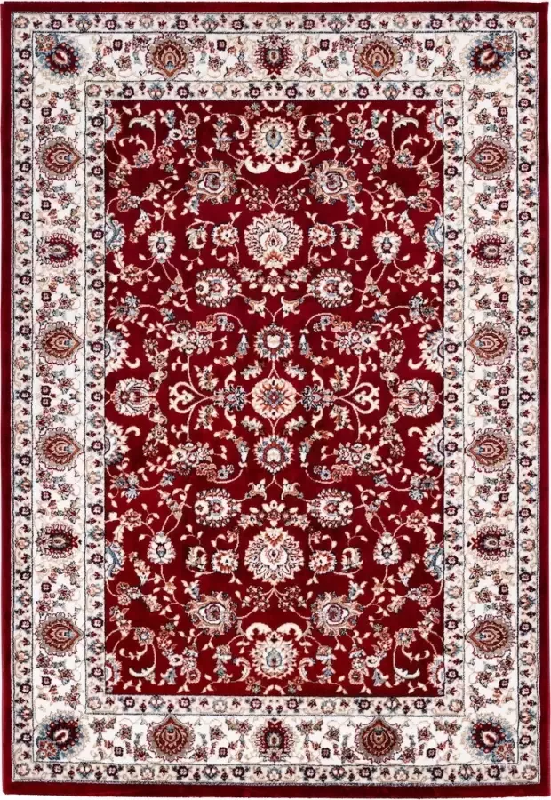 Decor24-OB Klassiek laagpolig vloerkleed Isfahan Rood 120x170 cm