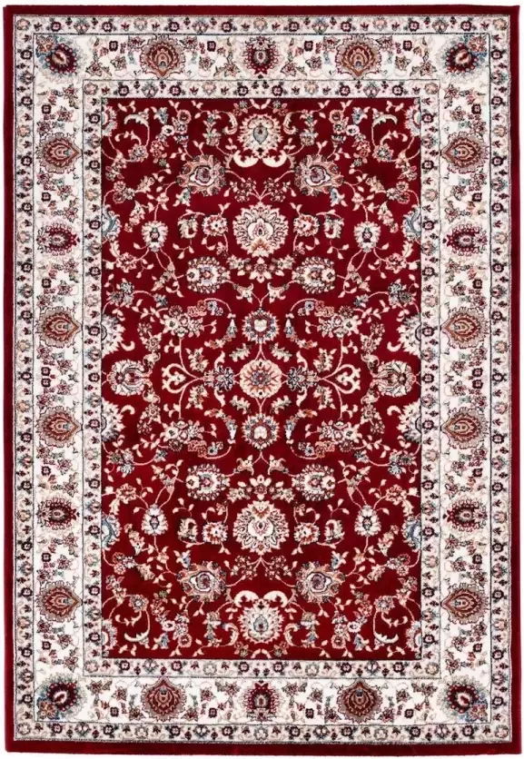 Decor24-OB Klassiek laagpolig vloerkleed Isfahan Rood 160x230 cm