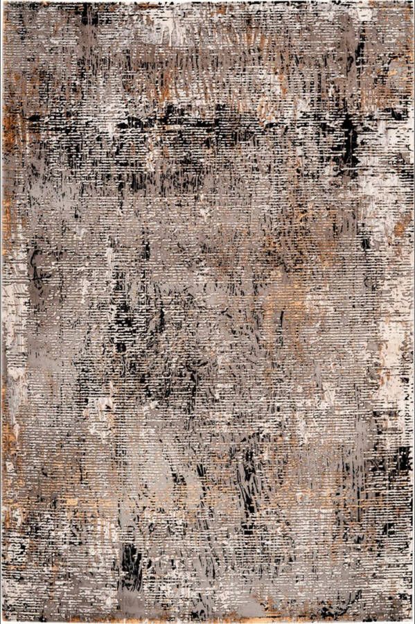 Decor24-OB Luxe bamboezijde vloerkleed Jewel Grijs 959 120x170 cm