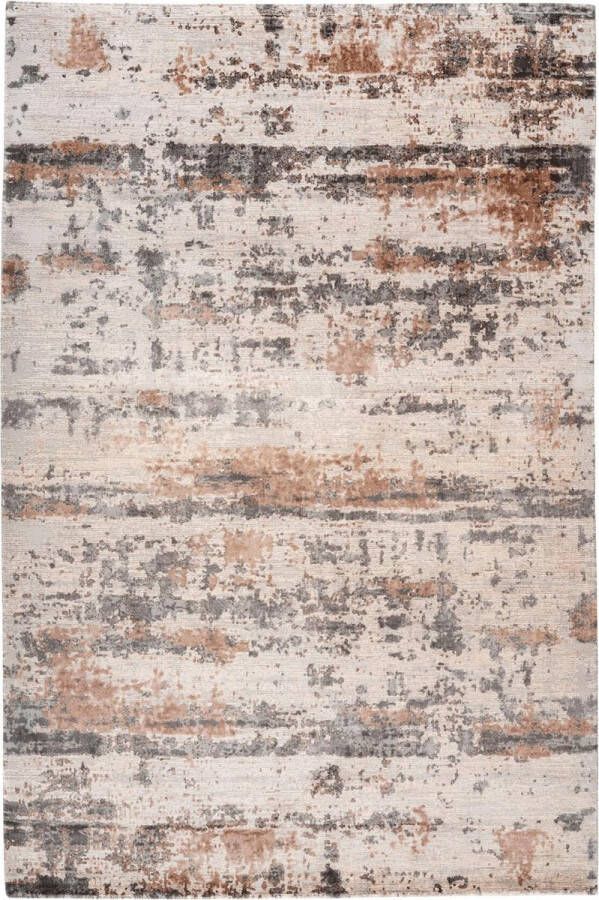 decor24-OB Luxe bamboezijde vloerkleed Jewel Taupe 960 120x170 cm