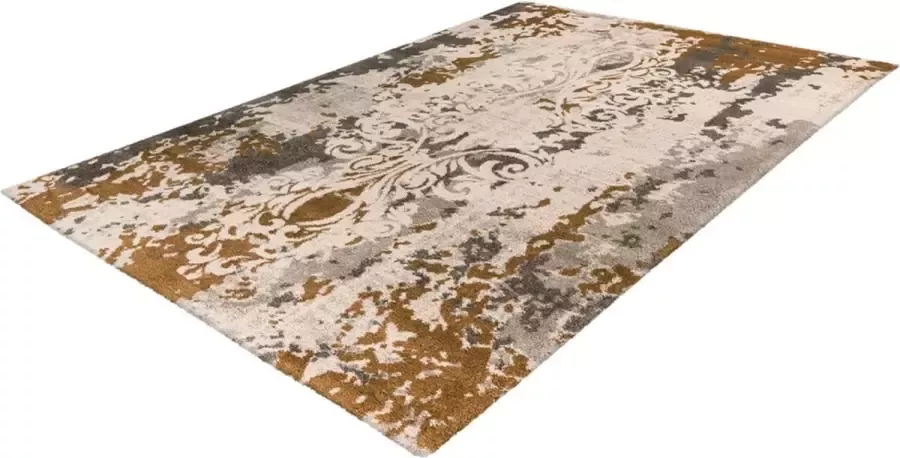 Decor24-OB Modern laagpolig vloerkleed Aruba Gold 80x150 cm