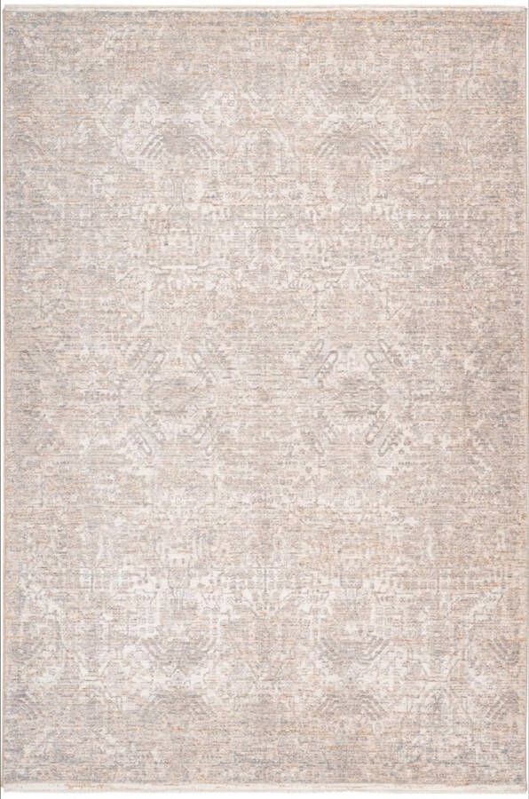 decor24-OB Modern laagpolig vloerkleed Manaos Taupe 823 120x170 cm