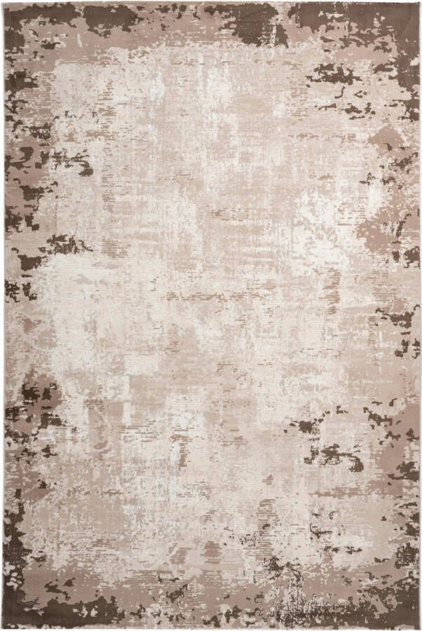 Decor24-OB Modern laagpolig vloerkleed Opal Beige 120x170 cm