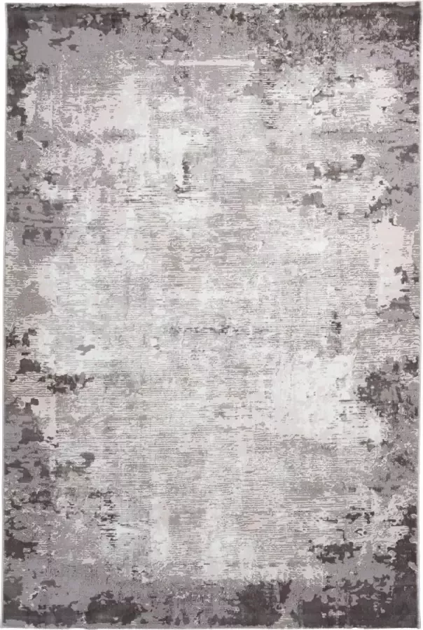 Decor24-OB Modern laagpolig vloerkleed Opal Taupe 120x170 cm