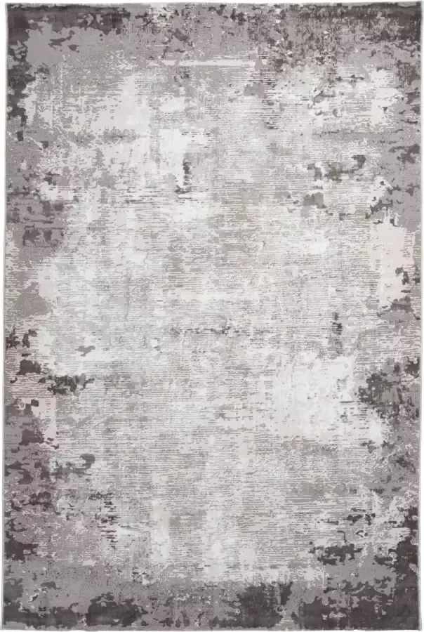 Decor24-OB Modern laagpolig vloerkleed Opal Taupe 160x230 cm