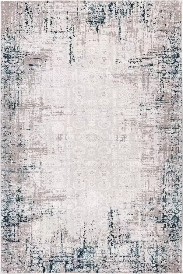 Decor24-OB Modern laagpolig vloerkleed Phoenix Aqua 120 140x200 cm