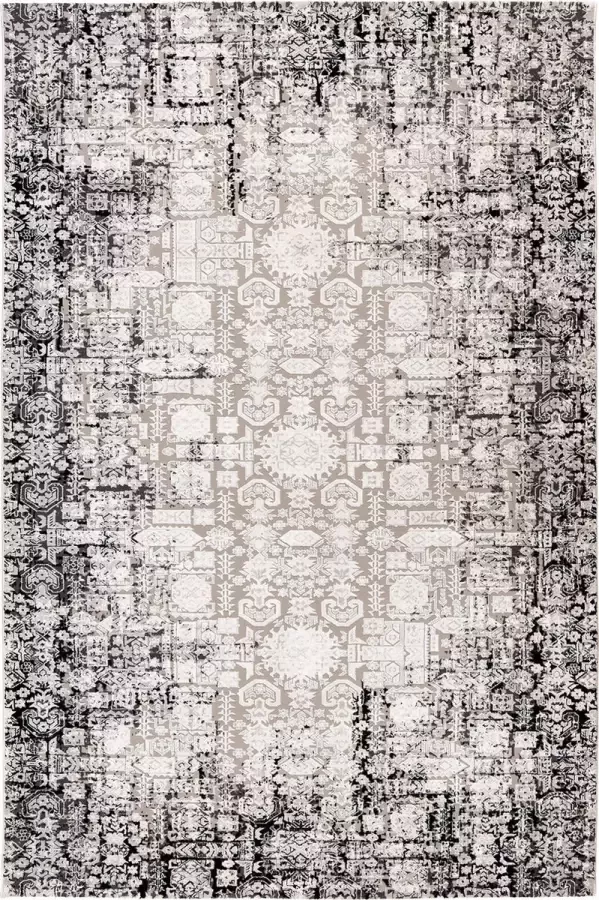 Decor24-OB Modern laagpolig vloerkleed Phoenix Grijs 120 140x200 cm