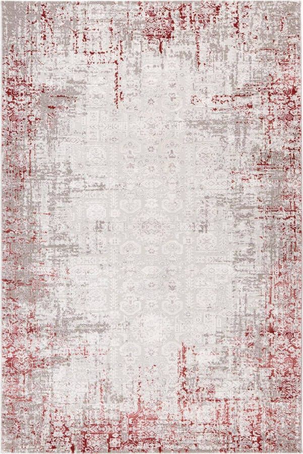 Decor24-OB Modern laagpolig vloerkleed Phoenix Roze 140x200 cm