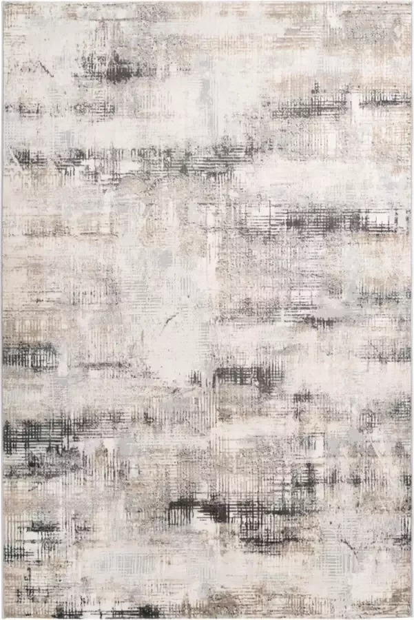 Decor24-OB Modern laagpolig vloerkleed Salsa Antraciet 120x170 cm