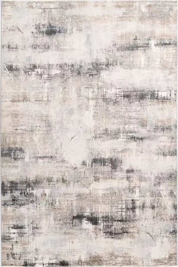 Decor24-OB Modern laagpolig vloerkleed Salsa Antraciet 160x230 cm