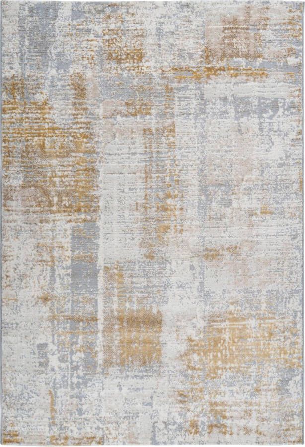 Decor24-OB Modern laagpolig vloerkleed Salsa Mustard 120x170 cm