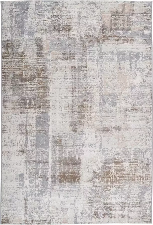 Decor24-OB Modern laagpolig vloerkleed Salsa Taupe 120x170 cm