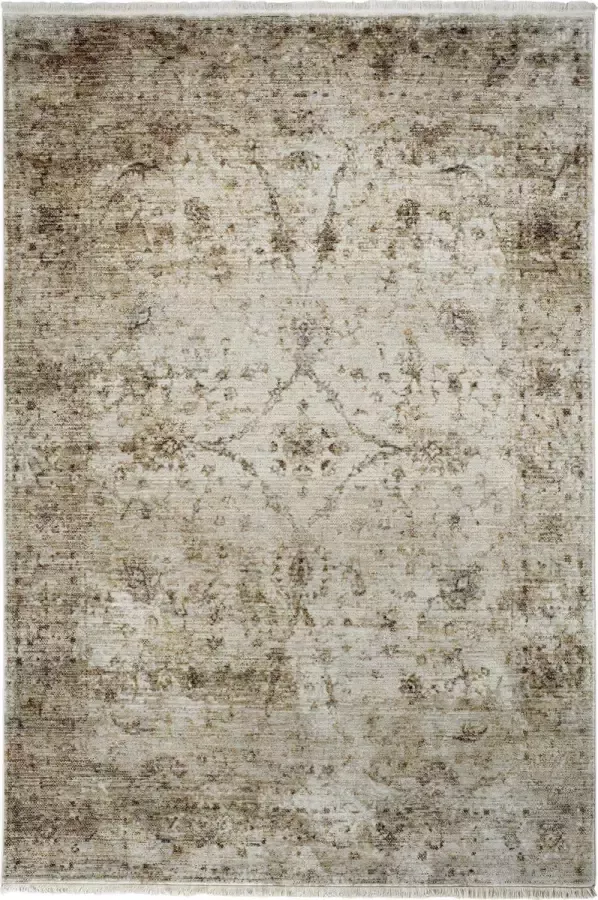 Decor24-OB Vintage designer vloerkleed Laos beige 80x150 cm