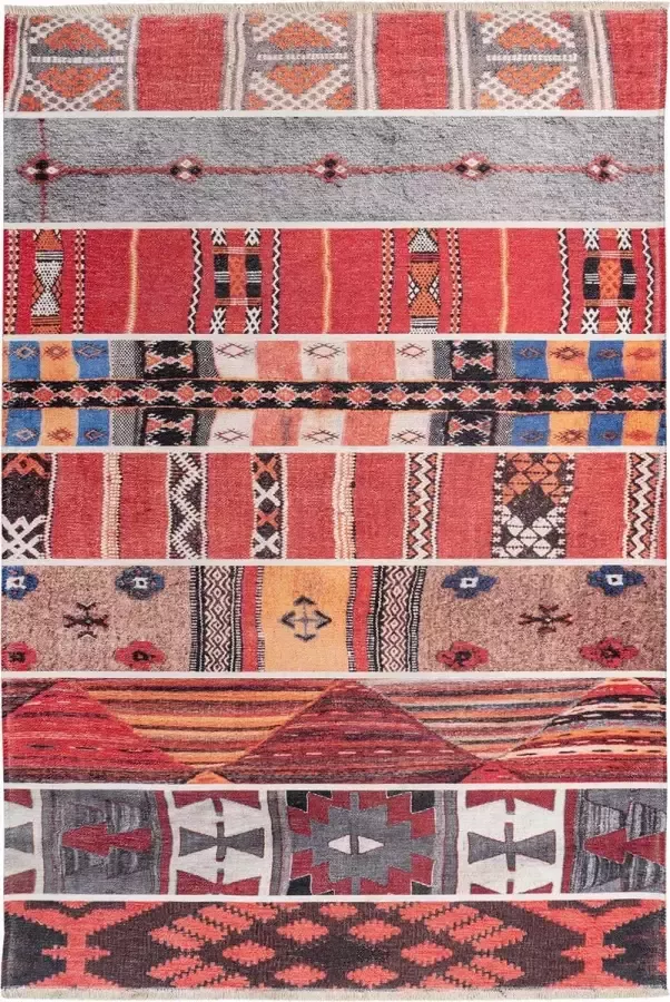 Decor24-OB Vintage vloerkleed Ethno Multikleur 260 200x290 cm