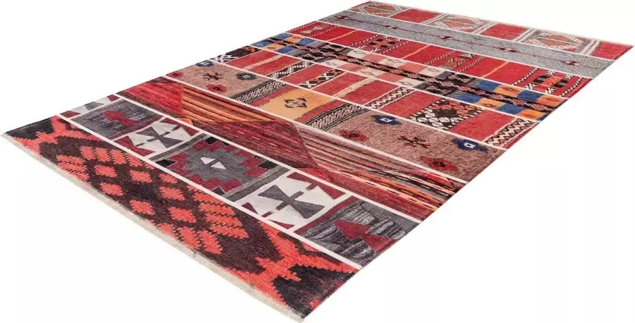 Decor24-OB Vintage vloerkleed Ethno Multikleur 260 75x150 cm