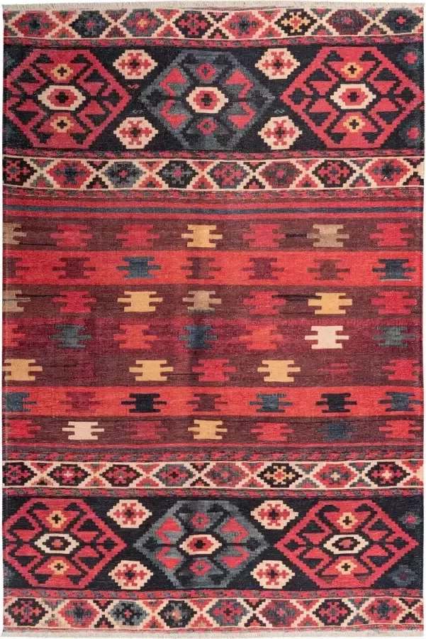 Decor24-OB Vintage vloerkleed Ethno Multikleur 261 75x150 cm