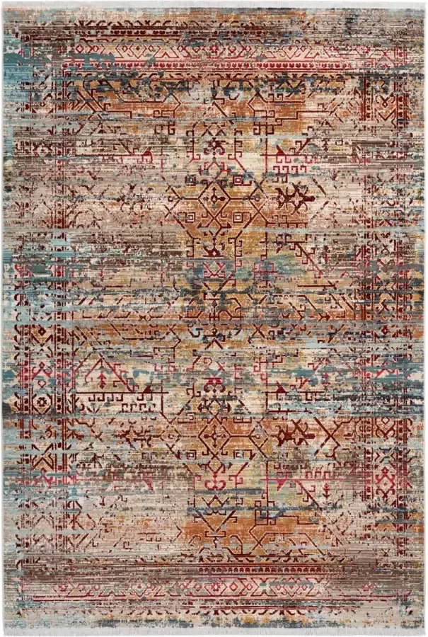 Decor24-OB Vintage vloerkleed Inca Multikleur 80x150 cm