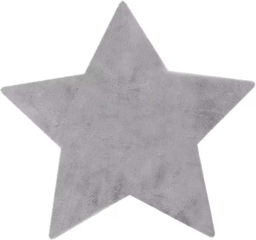 Decor24-OB Zacht en wasbaar kinderkamer vloerkleed Luna Star 86x86 cm