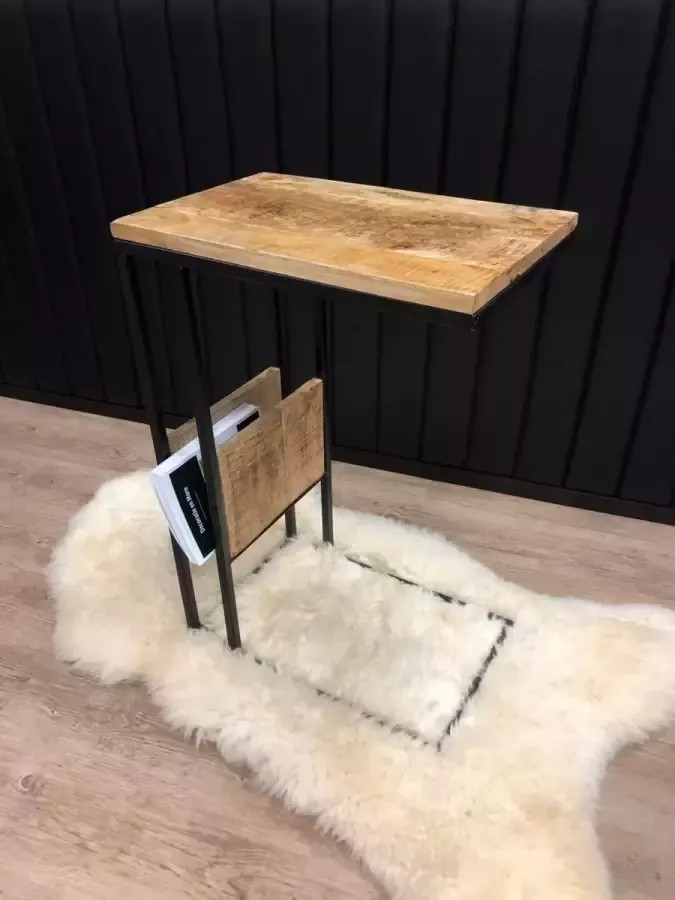 Decoratie en more bijzettafel mango
