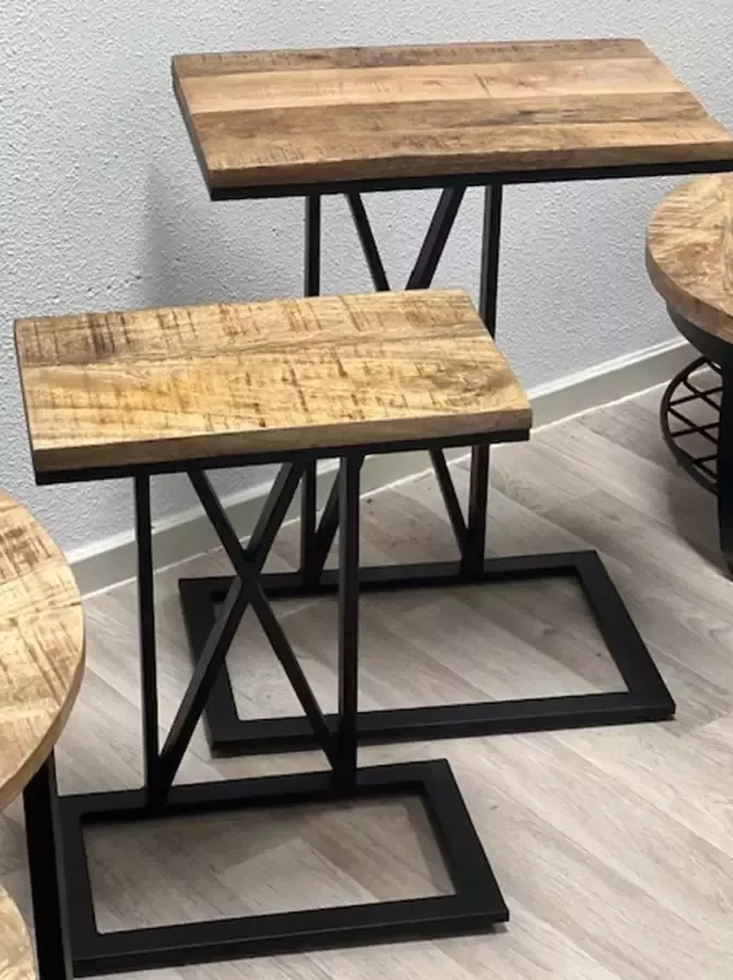 Decoratie en more bijzettafel set van twee bijzettafel bijzettafels