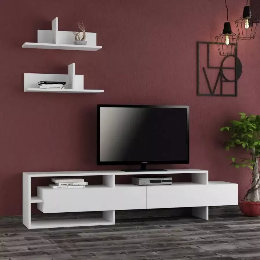 Decoratie Gara tv-meubel – wit Hoge kwalitiet