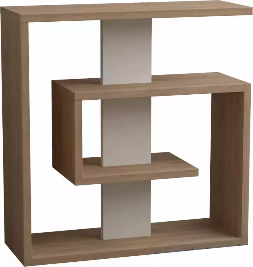 Decoratie SALY Bijzettafel Eiken Wit