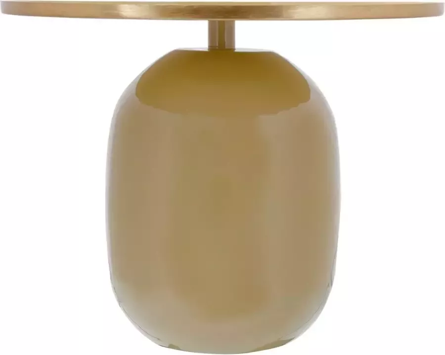 Decorenmeer Bijzettafel Art Deco 525 licht kaki goud