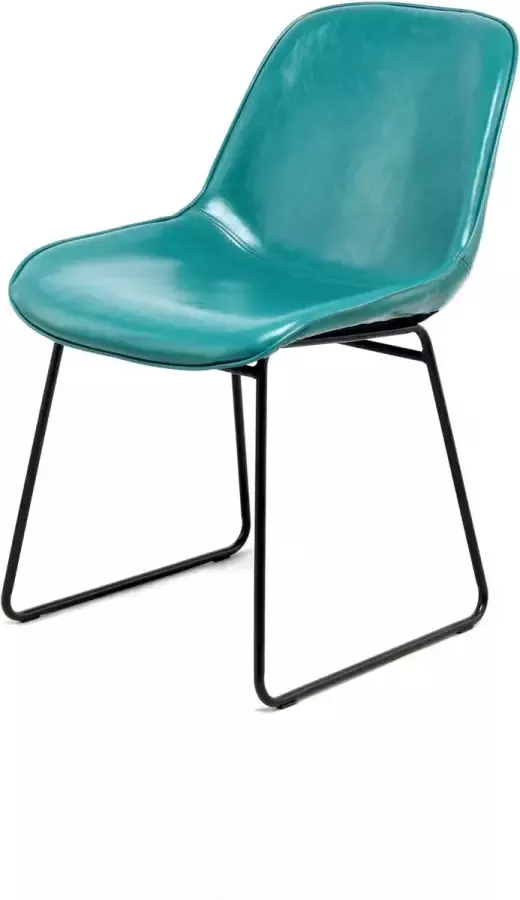 Decorenmeer Cora 110 stoel set van 2 blauw petrol