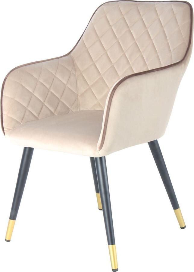 Decorenmeer Amino 525 stoel beige bruin