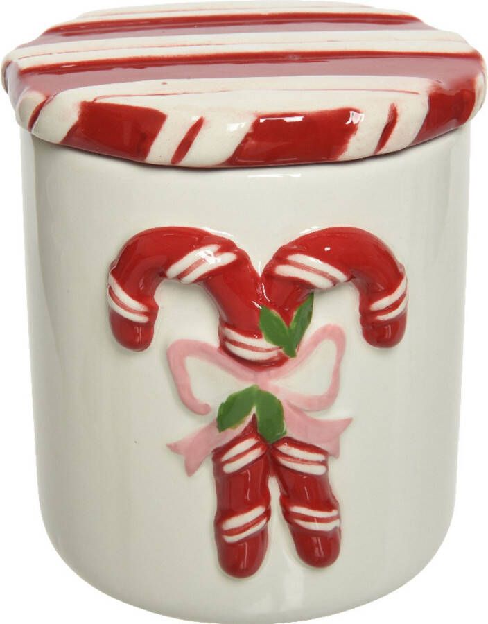 Decoris Snoeppot Candy cane