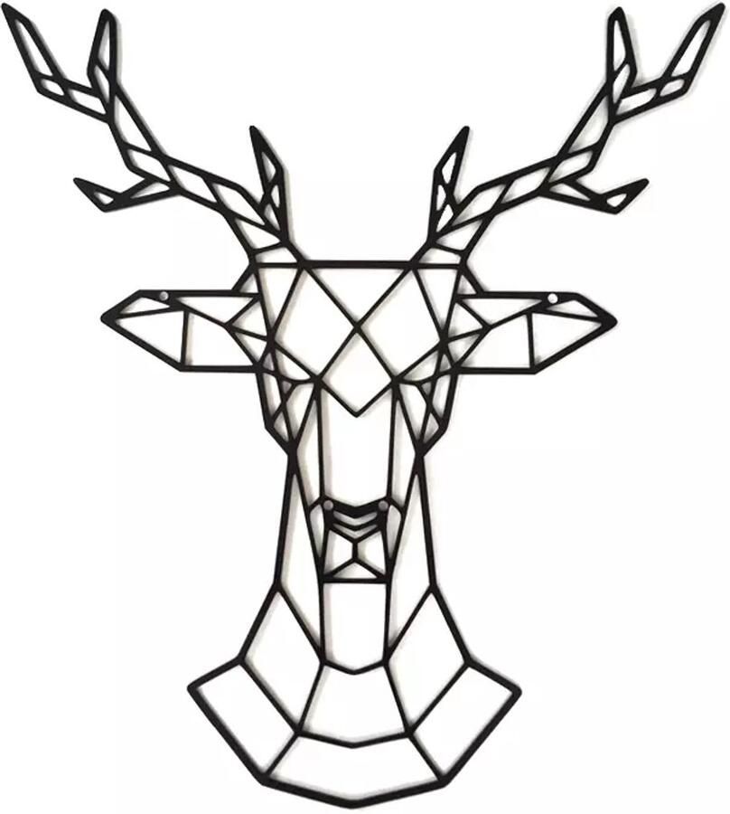 Decorizzly 3D Herten Metalen Decoratie