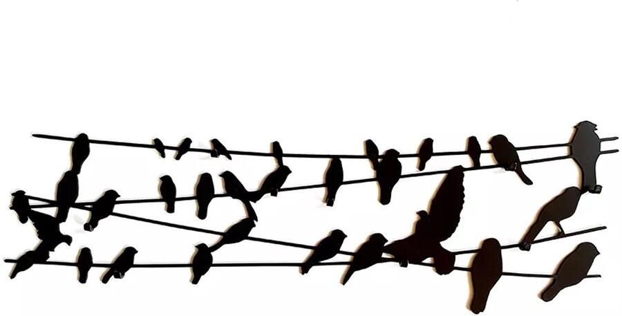 Decorizzly Vogel op Draad Wandhanger