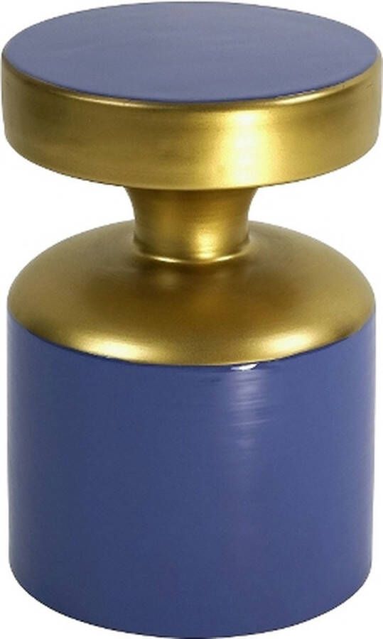 Decoshoppen.nl Bijzettafel Balu Paars Goud Decoratie tafeltje Tafel 44cm hoog