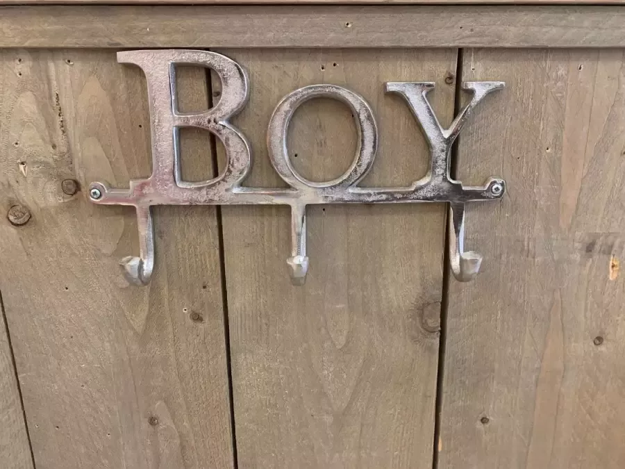 Decoshoppen.nl Kapstok Boy ruw nikkel