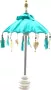 Decoshoppen.nl Parasol Blauw Bali parasol H92cm Decoratie parasol Tafelparasol Bali Ibiza Tafel parasol Licht Blauw - Thumbnail 2