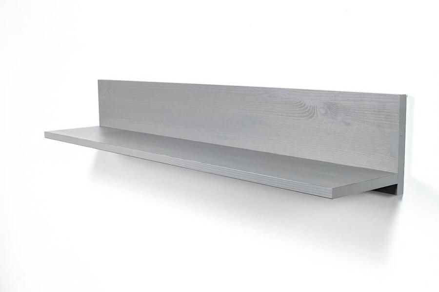 Decothuis Havuun Vesa: zwevende wandplank grenen grijs