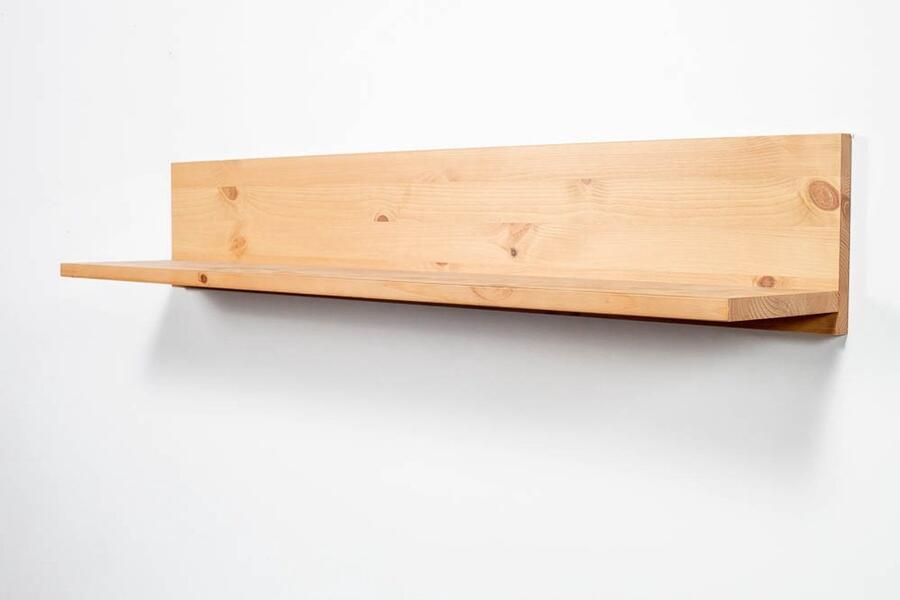 Decothuis Havuun Vesa: zwevende wandplank grenen naturel