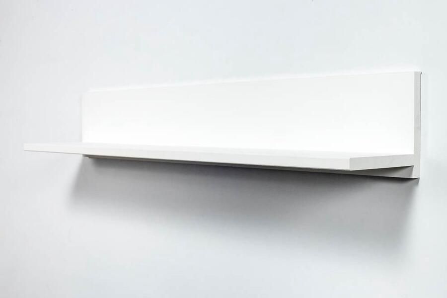 Decothuis Havuun Vesa: zwevende wandplank grenen wit