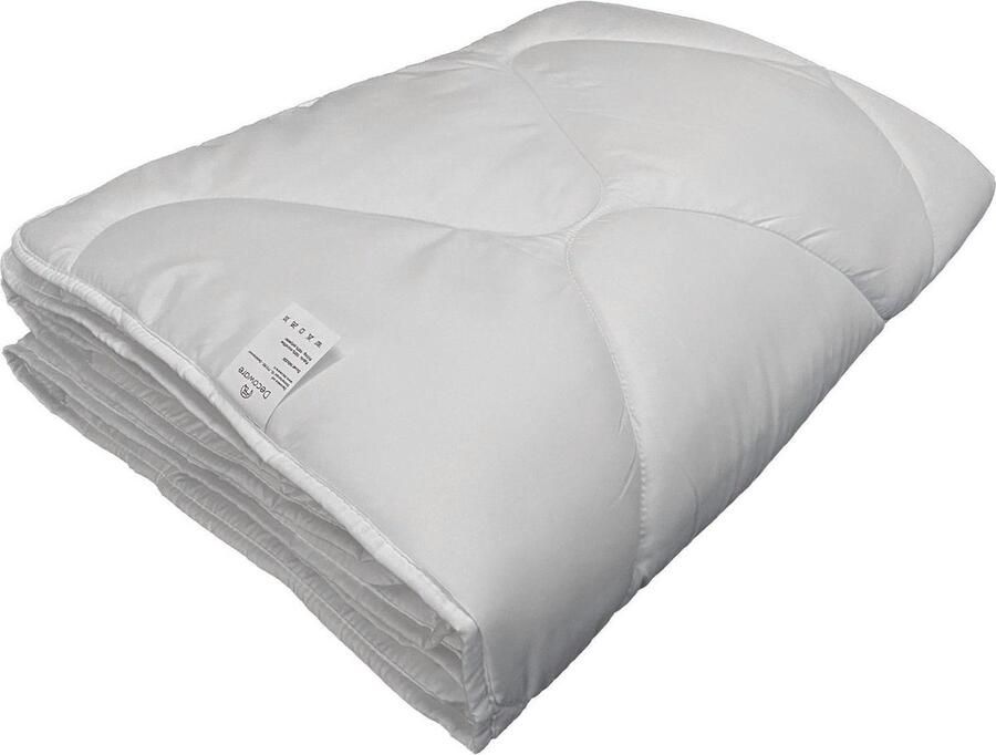 Decoware Kinderdekbed Ledikant Enkel Dekbed Kinder Dekbed Anti-allergisch Wasbaar Wit 120x150 cm